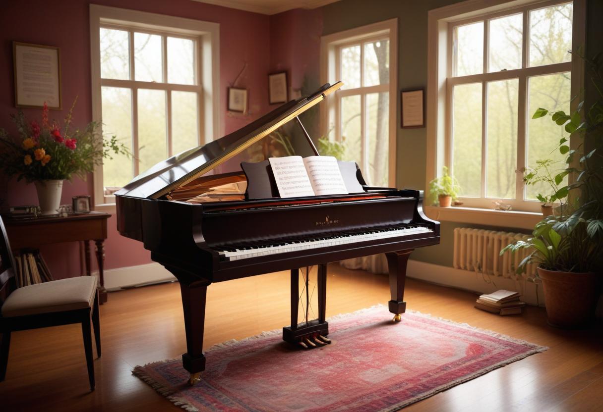 Upptäck glädjen med ackord piano i musiken! illustration