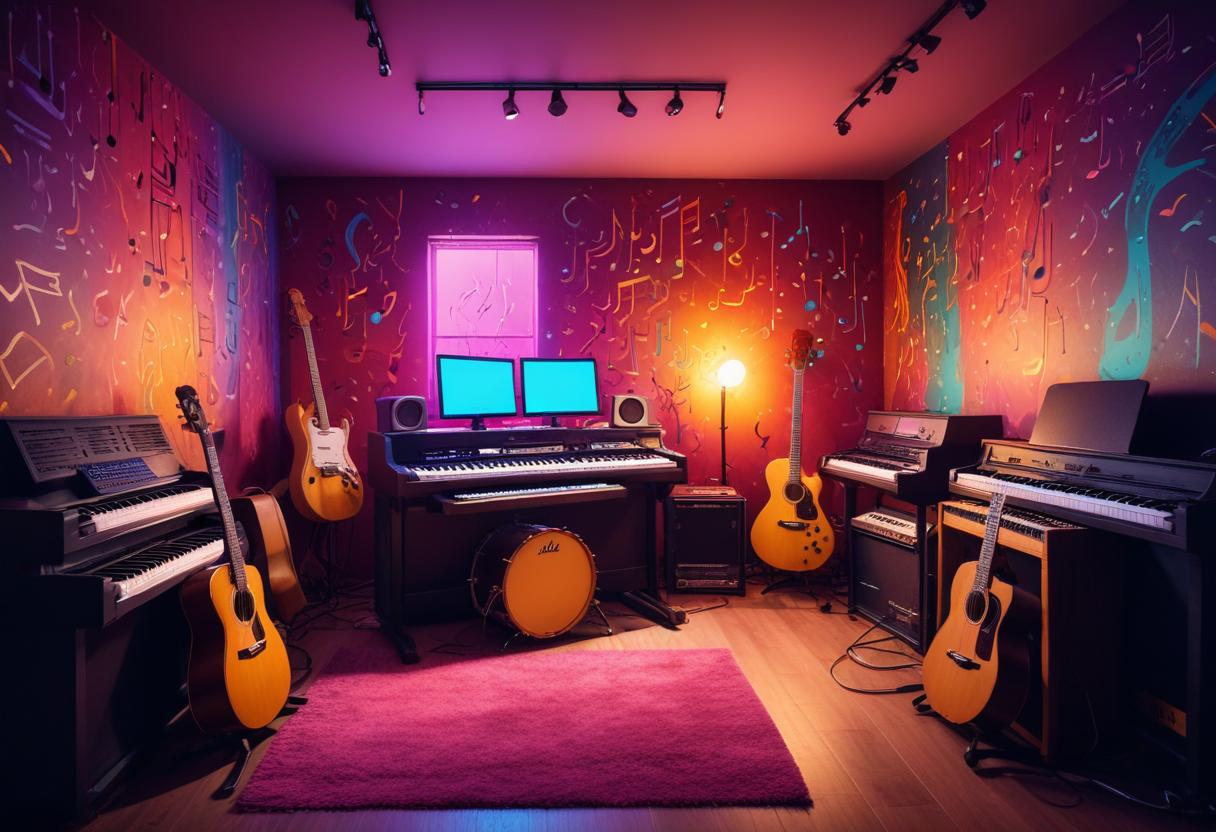 Så använder du tildetecken för musikinspiration illustration